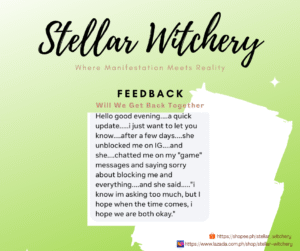Satisfied client tarot Philippines